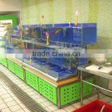 APEX Custom Make Supermarket or Restaurant Chiller Large Commercial Fish Tanks