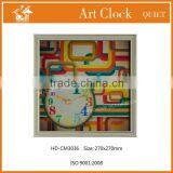 Modern Beautiful Glass Art Drawing Clock HD-CM3036 thumbnail-1