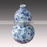 Home Decorative Ceramic Vase With Blue and White Color thumbnail-3