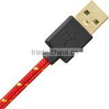 Nylon Gold Plated Micro USB Data Terminal Connector Cable thumbnail-2