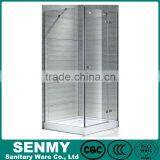 Square acrylic tray aluminium shower bathroom,shower box,good price glass shower room sale,aluminium profiles shower enclosures