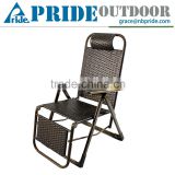 New Style Comfortable Portable Cheap Folding Wholesale Deck Chairs Rattan