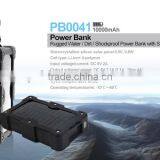 Solar Energy Power Bank With Carabine Design for Travelling Waterproof Dustproof and Shockproof With 6000mAh Capacity thumbnail-6