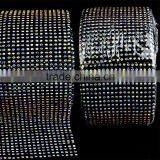 Rhinestone Trims With 10 Yards in Plastic Ribbon, Fashion Elastic Stretch Rhinestone Trimming Rolls Sheets for Party Decoration thumbnail-2