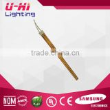 oem factory golden plated heating lamp twin tube