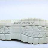 White Leather PU Injected Safety Shoes Work Shoes 8019 thumbnail-3