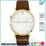 Polished Gold Plated 316L Stainless Steel Material Crystal Sapphire 5ATM Water Resistant Unisex Watch thumbnail-6