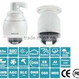 1/4" 33x Optical Zoom Outdoor/Indoor Speed Dome PTZ Camera