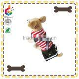 Pet Coat Pet Cloth Sailor Stripe Dress for Girl Dogs thumbnail-1