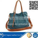 Popular Canvas Material Lady Shoulder Tote Bag Cross Body Bag thumbnail-1