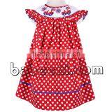 Adorable Car Hand Smocked Bishop Dress for Independence thumbnail-2
