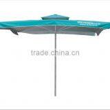 Aluminum Pole Dia 3M Umbrellas Patio Outdoor Large Sun Umbrella Beige Fabric Promotional Beach Umbrella thumbnail-1