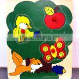 Hot Selling Educational Wooden Toys Mini Tree Puzzle thumbnail-1