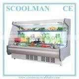 Supermarket Upright Vegetable Display Refrigerator