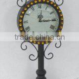 100641EA-Acrylic Diamond Metal Table Clock