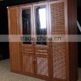 4 door wooden wardrobe with laminates design (207088-4)                        
                                                Quality Choice