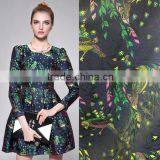 Hot selling, 100% polyester high quality jacquard woven lady's dress fabric