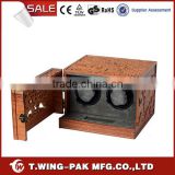 Solid wood luxury watch winder two watch, touch screen, velvet and solid wood, for watch display