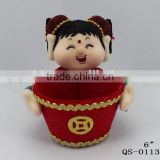 2016 chinese new year decoration items candy basket