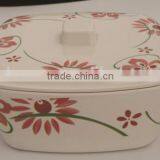 Round Rectangle Melamine Soup Tureen With Two Handle + Lid CB-02