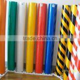 Black and Yellow Waterproof PVC Reflective Stickers for Traffic Roads With Arrow Designs