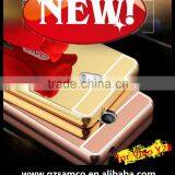 Samco Luxury Air Aluminum Metal Bumper Detachable + Mirror Hard Back Case, 2 in 1 Ultra Thin for Vivo Y28 Mobile Phone Cover thumbnail-1