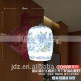 Chinese Style Jingdezhen Hand Painted Wall Lamp Night Light Porcelain Ceramic Bedroom Coffee Bar Restaurant Kitchen Lights thumbnail-5