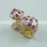 New Pink Ice Mickey Hair Clip Alloy Rhinestone Enamel thumbnail-6