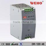 ISO9001 Approved ac to dc 48v 120w Din Rail Power Switch Supply