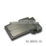 Classic New Fashion Trendy Plate Belt Buckle,two Joint Buckle thumbnail-1