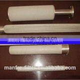 Sintered titanium powder filter element