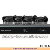 4ch Dvr Kit, CMOS 800tvl Bullet Camera,p2p Cloud DVR System