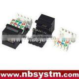 Cat5e UTP Toolless Keystone Jack Angle 90 Degree