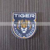 Beautiful Tiger Head Designed Woven Label for Apparel thumbnail-1