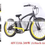2014 new style fat tire electric beach bike (HP-E015)
