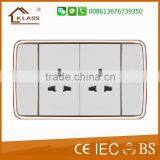 110V ac Power Universal Adapter Outlet Malaysia 3 Pin Power Socket thumbnail-2