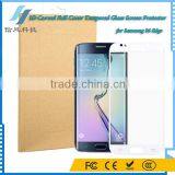 White 3D Curved Full Cover Tempered Glass Screen Protector for Samsung S6 Edge thumbnail-3