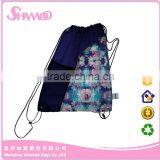 Coulorful Customized Polyester Drawstring Bag for Sports