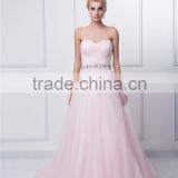 Hotsale A-line Sweetheart Neckline Design Used Organza Fabric With a Beautiful Sash Bridal/bridalmaid Dress thumbnail-3