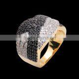 Two Tone Color Micro Pave Jewelry Made in China thumbnail-2