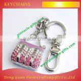 High Quality Swan With Shining Stone Keychains thumbnail-4