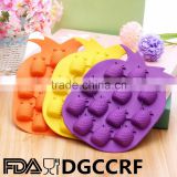 Pineapple shape silicone jelly mold ice cube tray mold for bar party