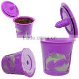 Reusable Refillable Single K-Cups Coffee Filter Coffee Capsule Holder For Keurig