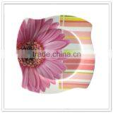 Classic Design China Factory Directly Price Yellow Oblong Plastic Dinner Plates thumbnail-3