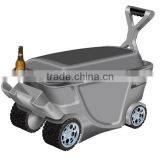 OEM Blowmolding Supermarket Plastic Shopping Basket Cart. thumbnail-4