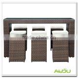 Audu Waterproof Rattan Skye-Outdoor Bar Stool thumbnail-1
