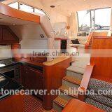 43ft China Motor Yacht, Luxury Yacht, Fiberglass Luxury Yacht Made in China thumbnail-5