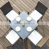 Outdoor Rattan Table and Chairs for Coffee Shop thumbnail-5
