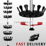 Revolving Shoe Tree Storage Shoes Stand Rack Organiser With 8 Tiers thumbnail-1