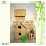 Sale Fairy Castle Style Yard Wood Birds House thumbnail-3